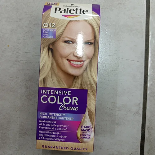Tintura per capelli «INTENSIVE COLOR CREME, HIGH-INTENSITY PERMANENT LIGHTENER» (Schwarzkopf Palette)