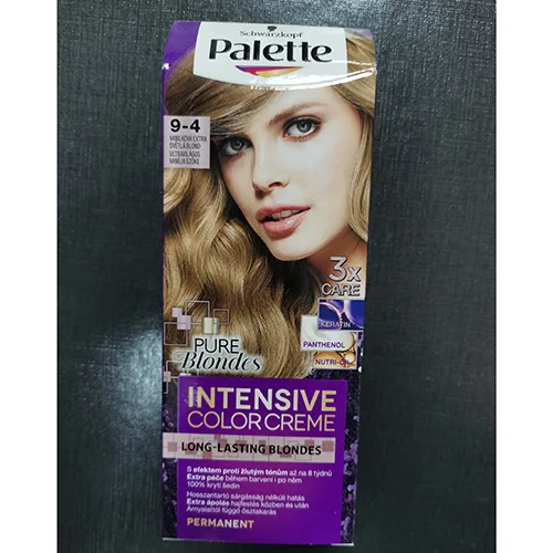Tintura per capelli «INTENSIVE COLOR CREME LONG-LASTING INTENSITY 9-4 VANILKOVÁ EXTRA SVĚTLÁ BLOND» (Schwarzkopf Palette)