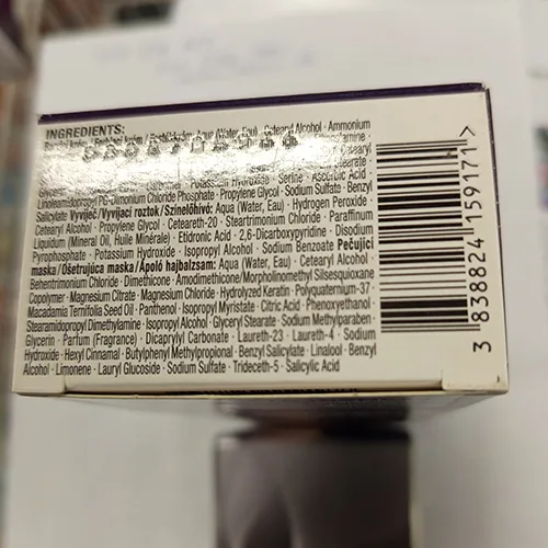 Tintura per capelli «INTENSIVE COLOR CREME, LONG-LASTING INTENSITY, PERMANENT» — foto 2 dell'alert SR/03426/25
