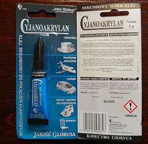 Colla «Inter Globus CYJANOAKRYLAN ELASTYCZNY» — foto 1 dell'alert A12/01084/21