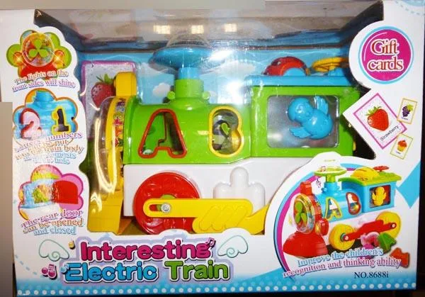 Treno giocattolo in plastica «Interesting Electric Train» — foto 3 dell'alert A12/1083/16