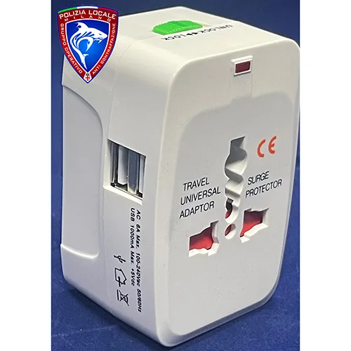 Adattatore da viaggio «INTERNATIONAL ADAPTOR» — foto 4 dell'alert A12/01215/24