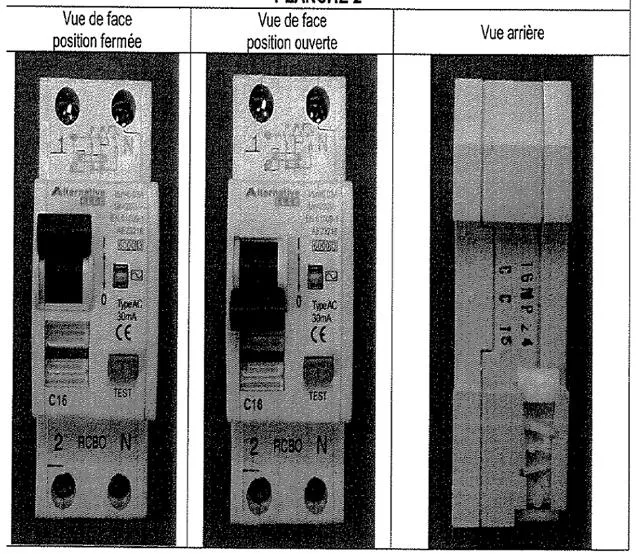 Interruttore differenziale & #13; & #13; "Disjonteur Differ — foto 1 dell'alert 1535/11