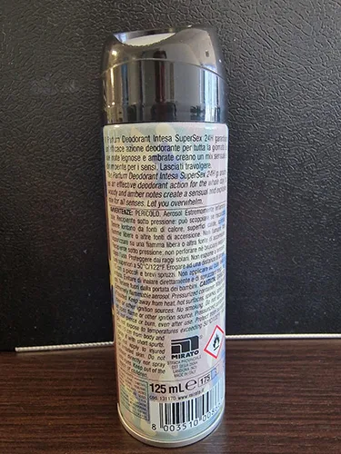 Spruzzo di deodorante «Intesa Parfum Deodorant Spray super sex» — foto 3 dell'alert A12/01519/23