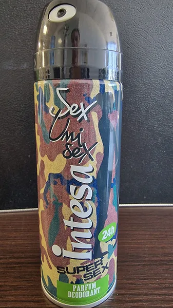 Spruzzo di deodorante «Intesa Parfum Deodorant Spray super sex» — foto 4 dell'alert A12/01519/23