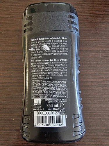 Gel doccia «Intesa Sex Unisex Ambra D'Arabia» (INTESA)