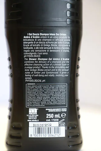Lavaggio dei capelli e del corpo «Intesa Sex Unisex» — foto 2 dell'alert A12/02237/23