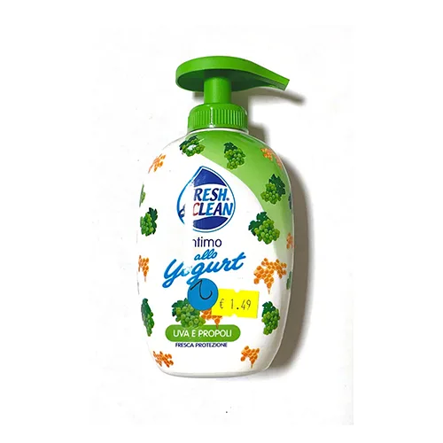 Sapone liquido «Intimo allo Yogurt - uva e propoli» (FRESH &amp; CLEAN)