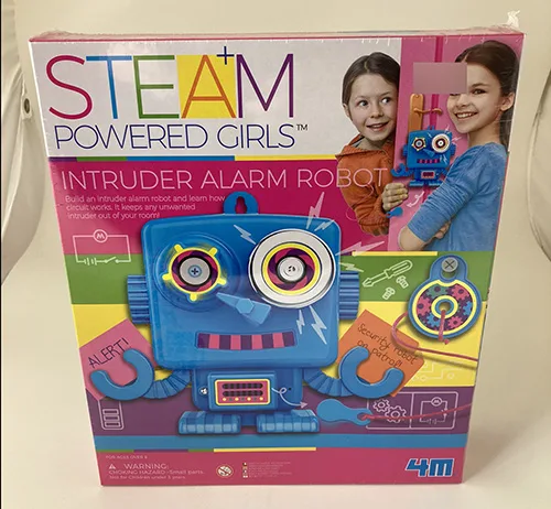 Set di costruzione robot giocattolo «Intruder alarm Robot» (Steam Powered Girls)