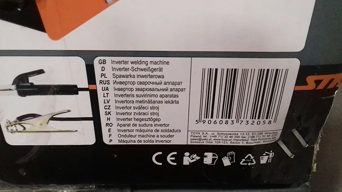 Saldatrice inverter «Inverter welding machine» — foto 2 dell'alert A11/00097/20