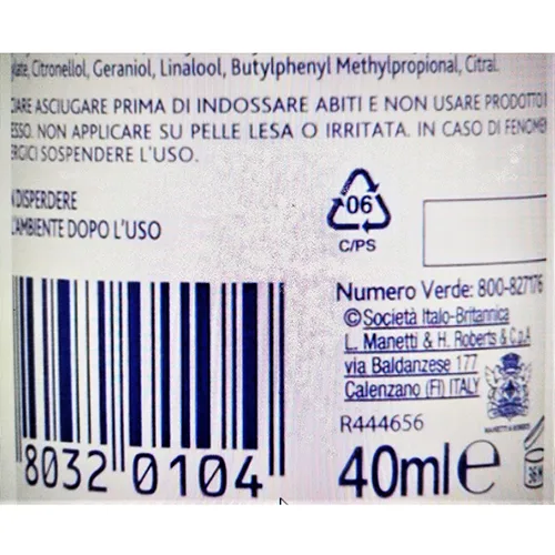 Deodorante «Invisibile - 0% sali di alluminio anti macchie» — foto 3 dell'alert A12/01615/24