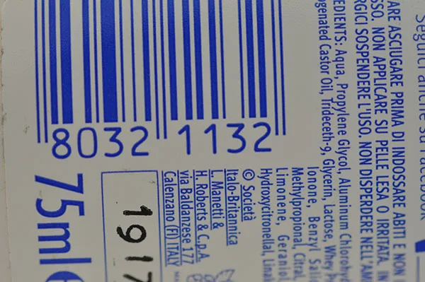 Deodorante spray «Invisible fresh» — foto 2 dell'alert A12/01473/23