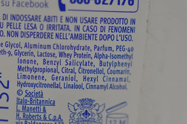 Deodorante spray «Invisible fresh» — foto 4 dell'alert A12/01473/23