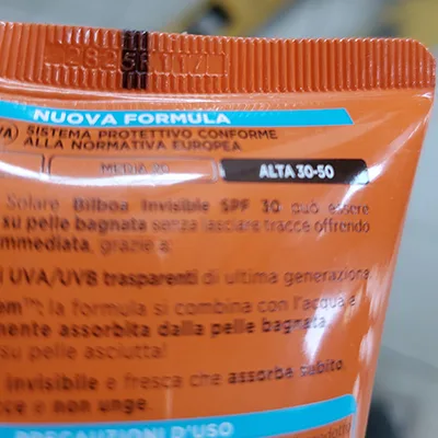 Gel abbronzante «Invisible Gel solare protezione 30 alta» — foto 4 dell'alert A12/02133/24
