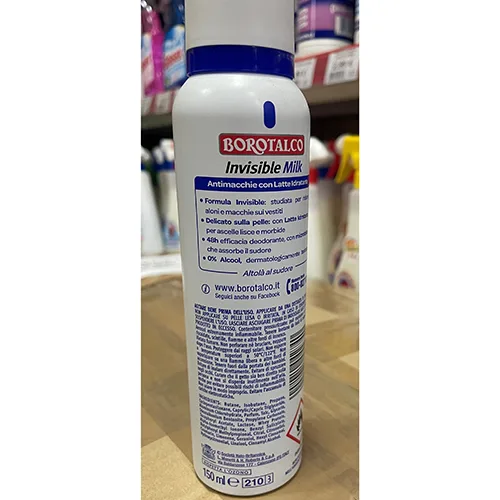 Spruzzo di deodorante «Invisible Milk Antimacchie con Latte Idratante» — foto 2 dell'alert A12/01622/24
