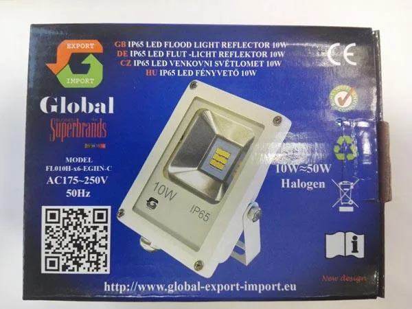 Proiettore a LED «IP65 LED FLOOD LIGHT REFLECTOR 10W» (Global)