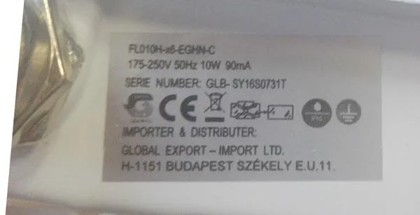 Proiettore a LED «IP65 LED FLOOD LIGHT REFLECTOR 10W» — foto 3 dell'alert A12/0704/18