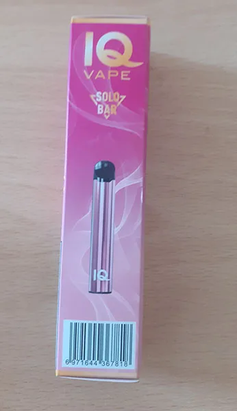Sigaretta elettronica usa e getta «IQ VAPE 1, 1300 puffs» — foto 3 dell'alert A12/01671/23