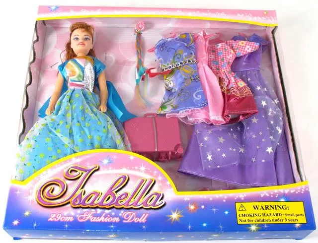 Set di bambole di plastica «Isabella - 29 cm fashion doll» (Unknown)