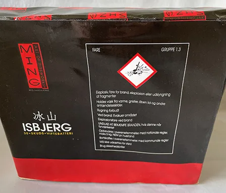 Fuochi d'artificio «Isbjerg 30 Skuds Viftebatteri» (MING - Art of Fireworks)