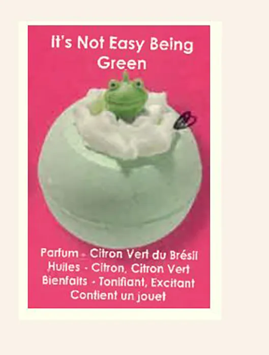 Giocattolo da bagno «It's not easy being green» (Bomb Cosmetics)