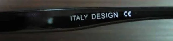 Occhiali da sole «ITALY DESIGN» — foto 3 dell'alert A12/0894/15