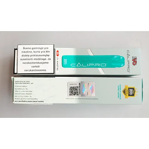 Sigaretta elettronica usa e getta «IVG CALIPRO» — foto 2 dell'alert A12/00747/24