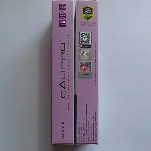 Sigaretta elettronica monouso «IVG JUICY B» — foto 2 dell'alert SR/02094/26
