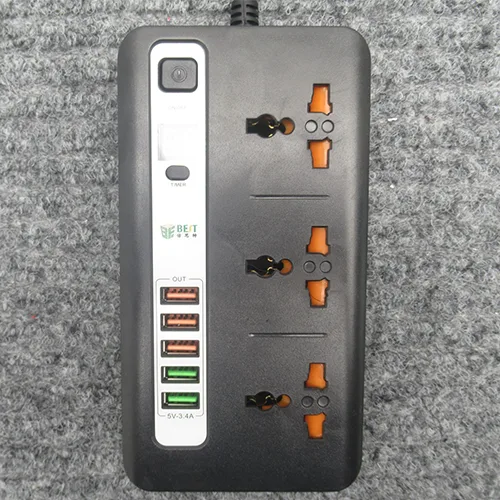 Presa di corrente «Jatkojohto (5*USB, 3*230V)» (Best)