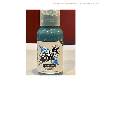 Inchiostro per tatuaggi «Jay Freestyle Turquoise» — foto 1 dell'alert SR/00257/25