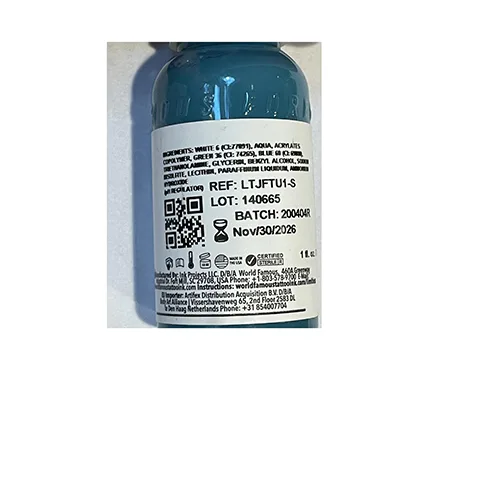 Inchiostro per tatuaggi «Jay Freestyle Turquoise» — foto 3 dell'alert SR/00257/25