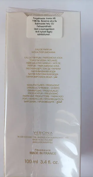 Profumo «Je t’aime Eau de Parfum» (Vittorio Bellucci)
