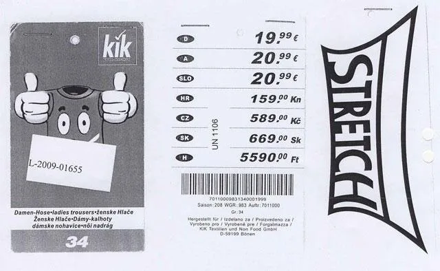 Jeans – Kik-Jeanshose; X-Mail, Gr. 34 slim fit — foto 3 dell'alert 1203/09