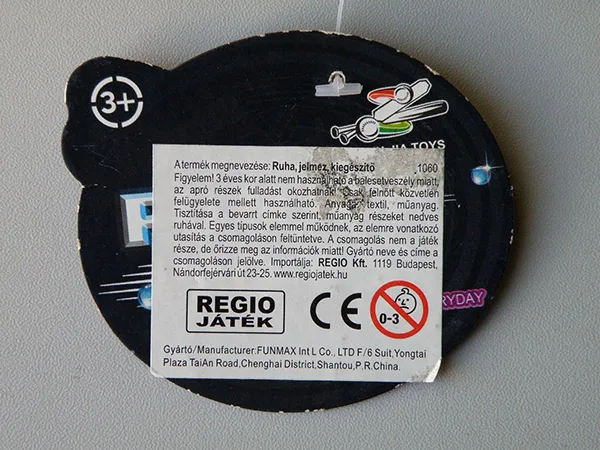 Maschera giocattolo «jelmez kiegészítő» — foto 3 dell'alert A12/01285/23