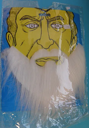 Barba costume con baffi «jelmezkiegészítő»