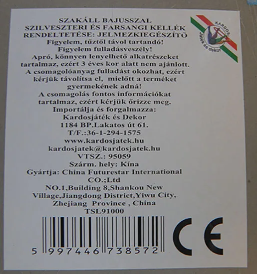 Barba costume con baffi «jelmezkiegészítő» — foto 2 dell'alert A12/01812/21