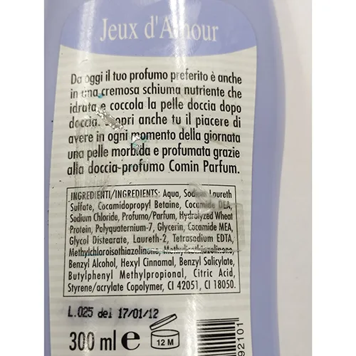 Gel doccia «Jeux d'Amour ph neutro» — foto 3 dell'alert SR/03713/24