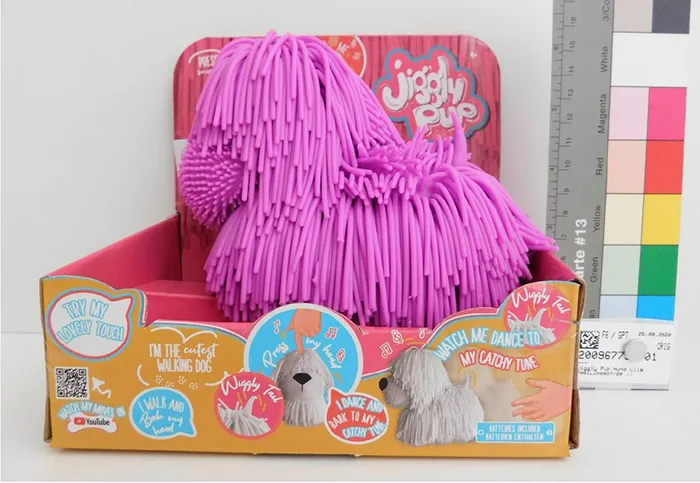 Giocattolo morbido «jiggly pup» (eolo)