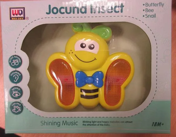 Giocattolo elettrico «Jocund Insect Butterfly» (WEI DEY)