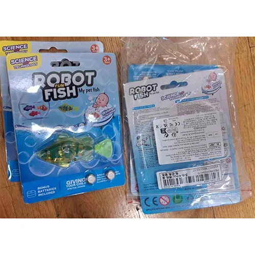 Set di giocattoli da bagno «Jouet de bain Robot Fish»