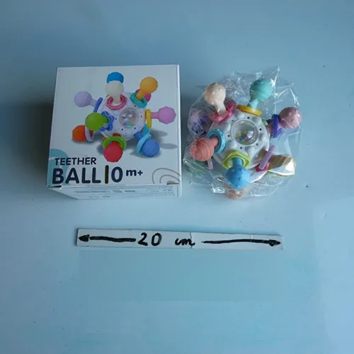 Giocattolo per dentizione «Jouet Dentition Bebe Balle Pour Naissance 0-3 Mois, teether ball» — foto 3 dell'alert SR/02834/26
