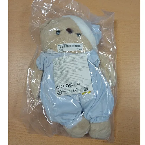 Giocattolo morbido «Jouet en peluche en forme d'ours mignon, pourpée en forme d'ours mignon avec vêtements d…» — foto 3 dell'alert SR/00225/26