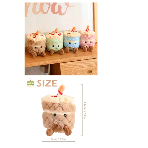 Portachiavi con giocattolo morbido «Jouet en peluche en forme de gâteau mignon, 1 unité, décoration de gâteau mignon pour sa…» — foto 4 dell'alert SR/00038/26