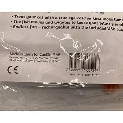 Giocattolo gatto «Jumping Fish Cat Toy» — foto 2 dell'alert A12/00964/24