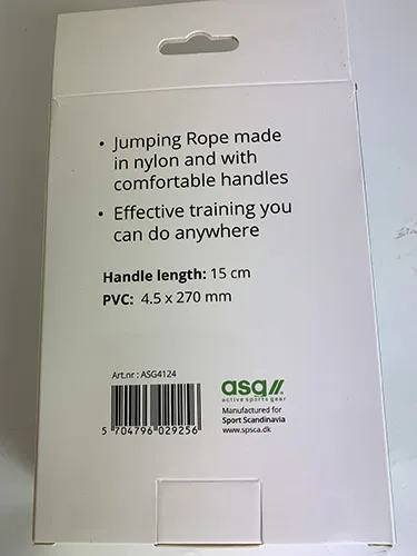 Corda da salto «Jumping rope nylon 270 mm Hopprep» — foto 1 dell'alert A12/02550/23