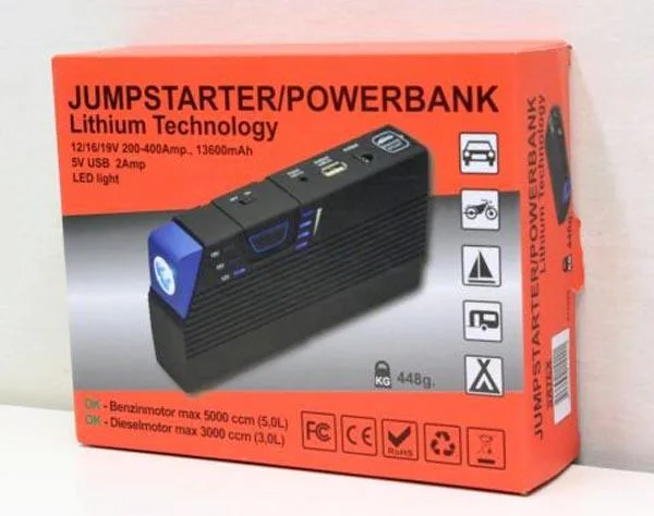Gruppo di alimentazione «Jumpstarter / Powerbank» — foto 2 dell'alert A12/1442/15