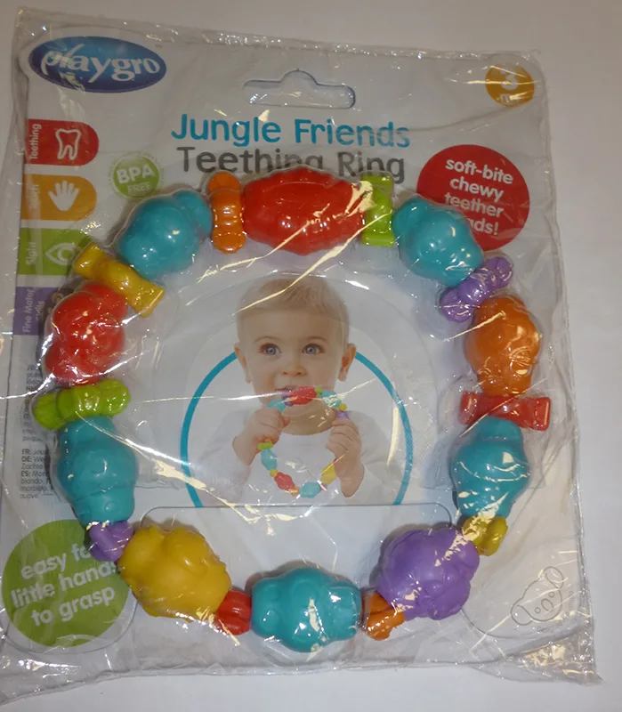 Dentifricio per bambini «Jungle Friends Teething Ring» (Playgro)