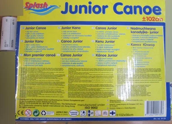 Canoa gonfiabile «Junior Canoe» — foto 2 dell'alert A12/0444/16