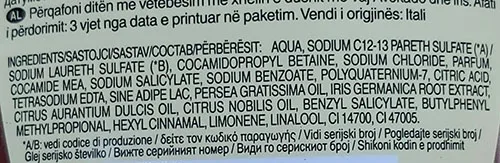 Bagno e gel doccia «Just Fabulous» — foto 1 dell'alert A12/02576/23