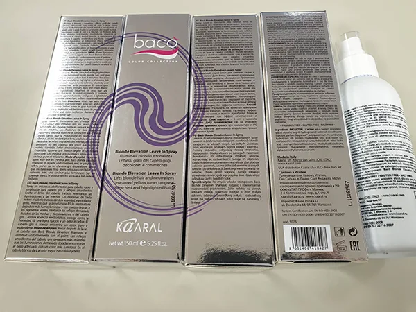 Spray Leave-in per capelli colorati «Kaaral Baco Blonde Elevation Leave-in Spray» — foto 2 dell'alert A12/00824/21